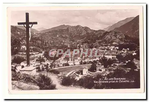 Ax les Thermes Ansichtskarte AK Vue generale prise du calvaire