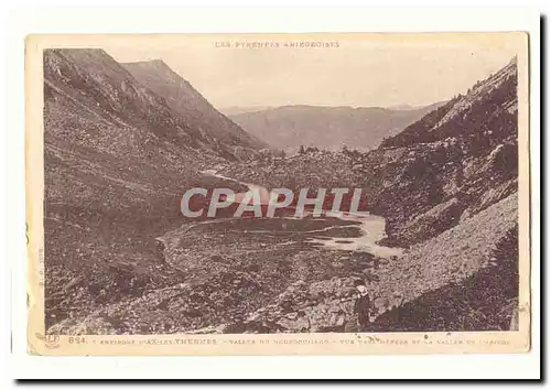 Environs d&#39Ax les Thermes Ansichtskarte AK Vallee du Mourgouillou Vue des MErens et la vallee de l&#39Ariege