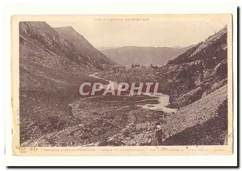 Environs d&#39Ax les Thermes Cartes postales Vallee du Mourgouillou Vue des MErens et la vallee de l&#39Ariege