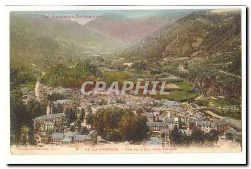 Ax les Thermes Cartes postales Vue de l&#39Est vers Merens