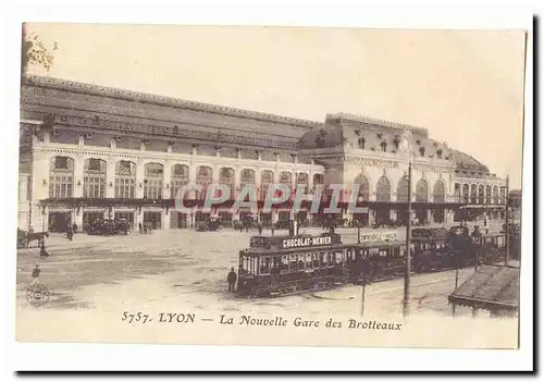 Lyon Cartes postales La nouvelle gare des Brotteaux (train)