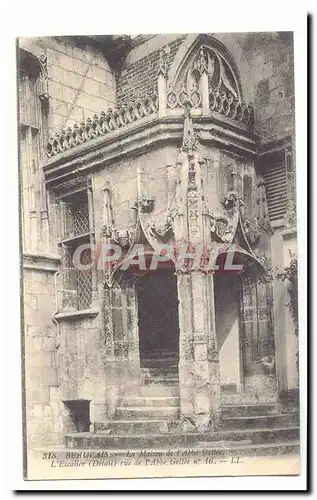 Beauvais Cartes postales La maison de l&#39abbe Gellee L&#39escalier (detail) rue de l&#39abbe Gelle n�16