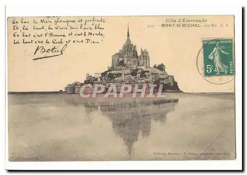 Mont Saint Michel Cartes postales Cote Est