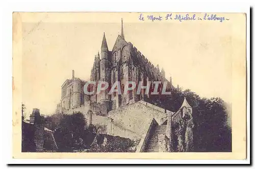 Mont Saint Michel Cartes postales L'abbaye