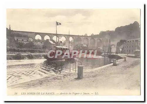 Les Bords de la Rance Ansichtskarte AK Arrivee du vapeur a Dinan