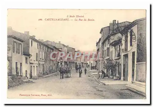Castelnaudary Cartes postales La rue du Bassin