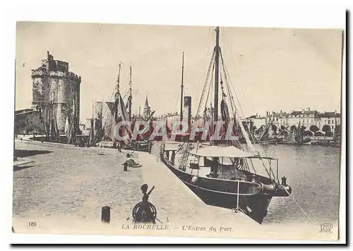 La Rochelle Cartes postales L'entree du port (bateaux)