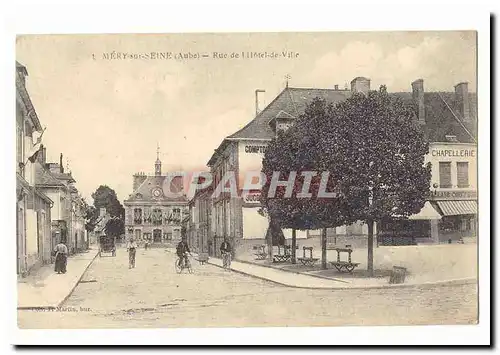 Mery sur Seine Cartes postales Rue de l'hotel de ville
