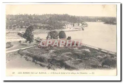 Les Bords de la Rance Cartes postales L&#39ecluse de Livet et le village du Chatelier