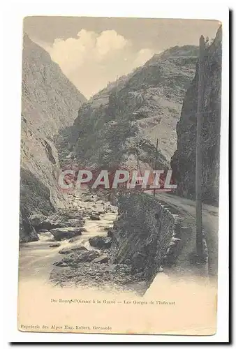 Du Bourg d&#39Oisans a la Grave Cartes postales Les gorges de l&#39Infernet