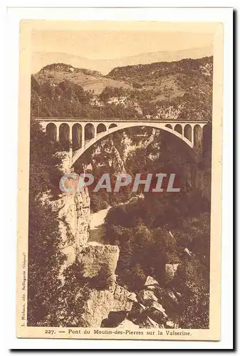 Ansichtskarte AK Pont du Moulin des Pierres sur la Valserine
