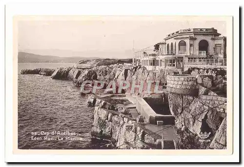 Cap d&#39Antibes Cartes postales Eden Roc La piscine