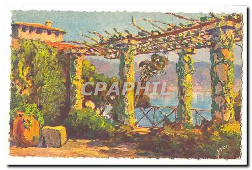 Cote d�Azur Cartes postales Pergola sur le littoral