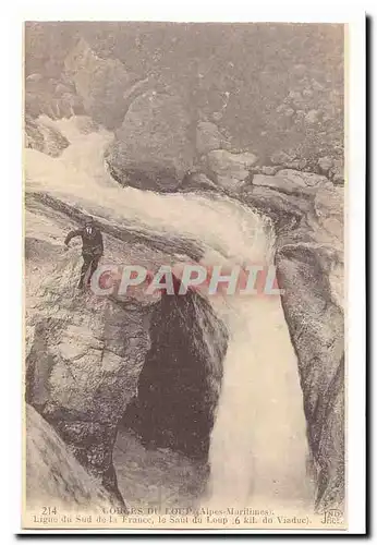 Gorges du Loup Ansichtskarte AK Ligne du sud de la France le saut du loup (6 kil du viaduc)