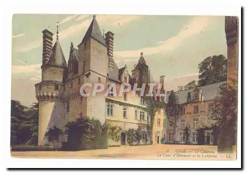 Usse Cartes postales Le chateau La cour d&#39honneur et la LAnterne