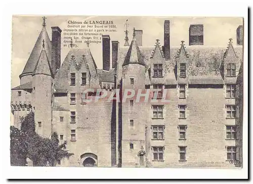 Chateau de Langeais Ansichtskarte AK Construit par Jean Bourre