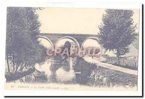 Evreux Cartes postales Le viaduc d'Harrouard