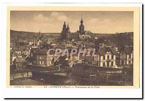 Evreux Cartes postales Panorama de la ville