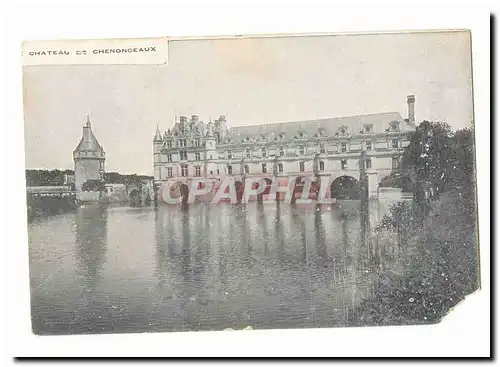 Ansichtskarte AK Chateau de Chenonceaux (au dos publicite Journal des Adjudications des ventes immobilieres)