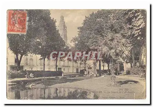 Tours Cartes postales Le square de l&#39archeveche