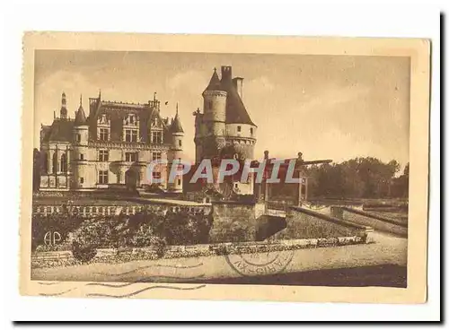 Chenonceau Ansichtskarte AK Le chateau l&#39aile Thomas Bohier la Tour des MArques et le pont levis