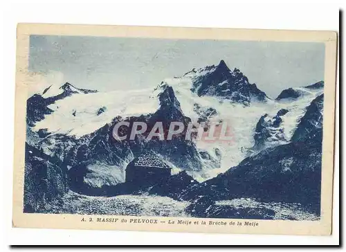 Massif du Pelvoux Cartes postales La Meije et la breche de la Meije