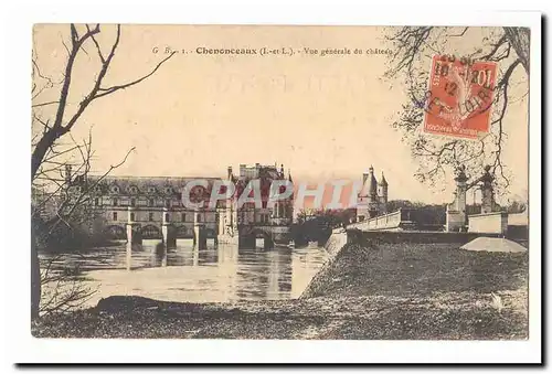 Chenonceaux Cartes postales Vue generale du chateau