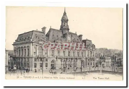 Tours Cartes postales L&#39hotel de ville