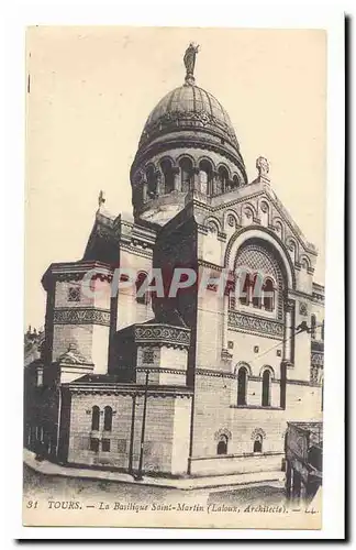 Tours Cartes postales La basilique Saint Martin (Laloux architecte)