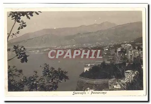 Italie Italia Sorrento Ansichtskarte AK Panorama