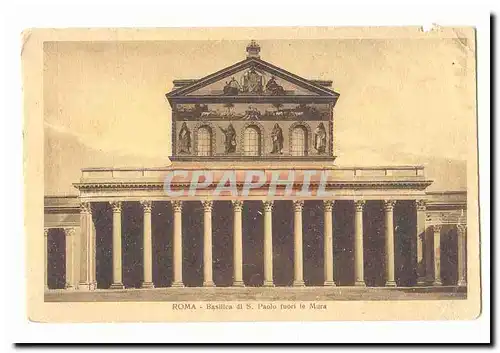 Italie Italie Roma Ansichtskarte AK Basilica di S Paolo fuori le Mura