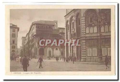 Italie ITalie Firenze Ansichtskarte AK Loggia del Bigaldo