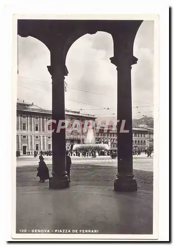 Italie ITalie GEnova Cartes postales Piazza de Ferrari