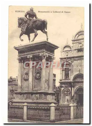 Italie Italia Venezia Ansichtskarte AK Monumento a Colleoni di fianco