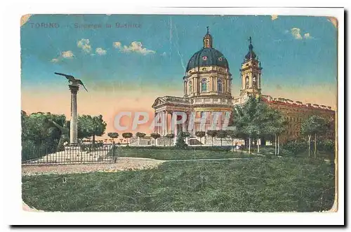 Italie ITalie Torino Cartes postales Superga la Basilicia