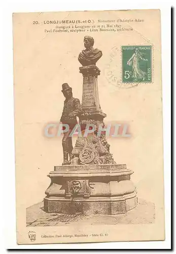 Longjumeau Cartes postales Monument d'Adolphe Adam inaugure le 23 mai 1897