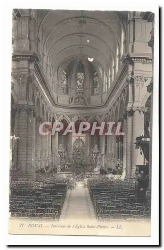 Douai Cartes postales Interieur de l&#39eglise Saint Pierre