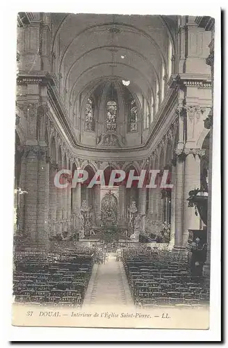 Douai Cartes postales Interieur de l'eglise Saint Pierre