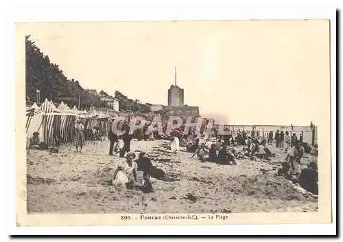 Fouras les bains Ansichtskarte AK La plage