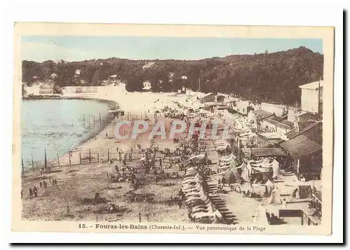 Fouras les bains Cartes postales Vue panoramique de la plage