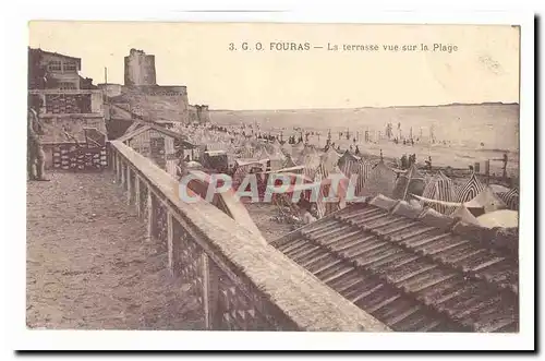 Fouras Cartes postales LA terrasse vue sur la plage