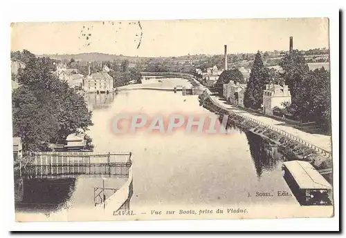 Laval Cartes postales Vue sur Bootz prise du viaduc