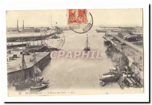 Dunkerque Cartes postales L&#39entree du port