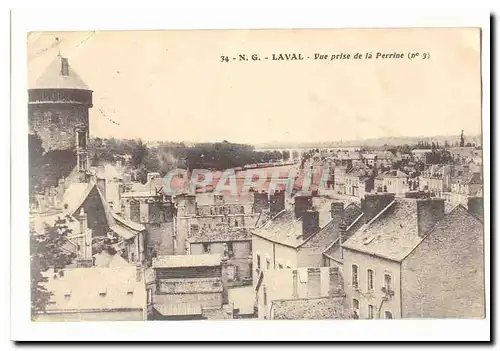 Laval Cartes postales Vue prise de la Perrine