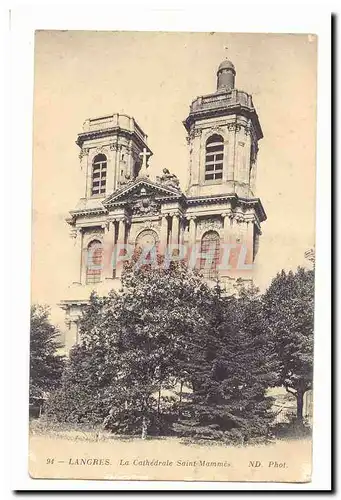 Langres Cartes postales La cathedrale Saint MAmes