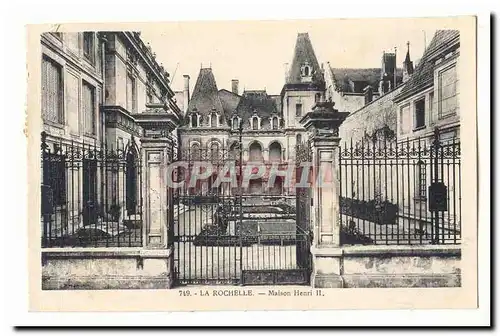 La Rochelle Cartes postales Maison Henri II