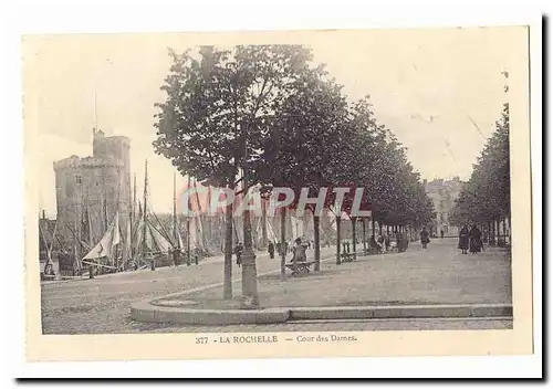 La Rochelle Ansichtskarte AK Cours des dames