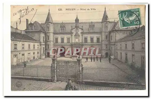 Melun Cartes postales Hotel de ville