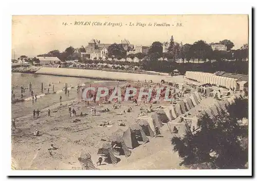 Royan Cartes postales La plage de Foncillon