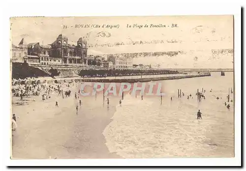 Royan Cartes postales La plage de Foncillon